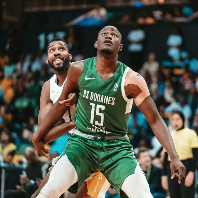 AS Douanes NBA African Basketball League Team Issued Shorts - L