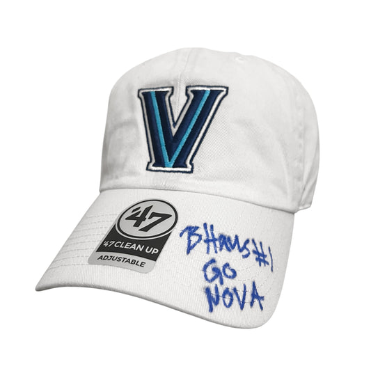 Signed Brendan Hausen #1 Villanova Basketball Hat