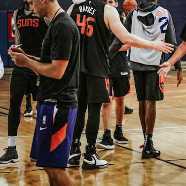 Phoenix Suns Team Issued 2019-20 NBA Training Shorts - L