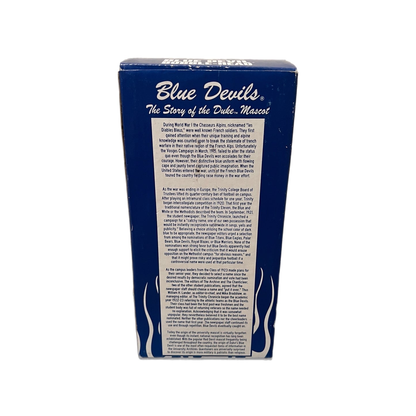 Rare Duke Blue Devils Mascot Basketball Bobblehead