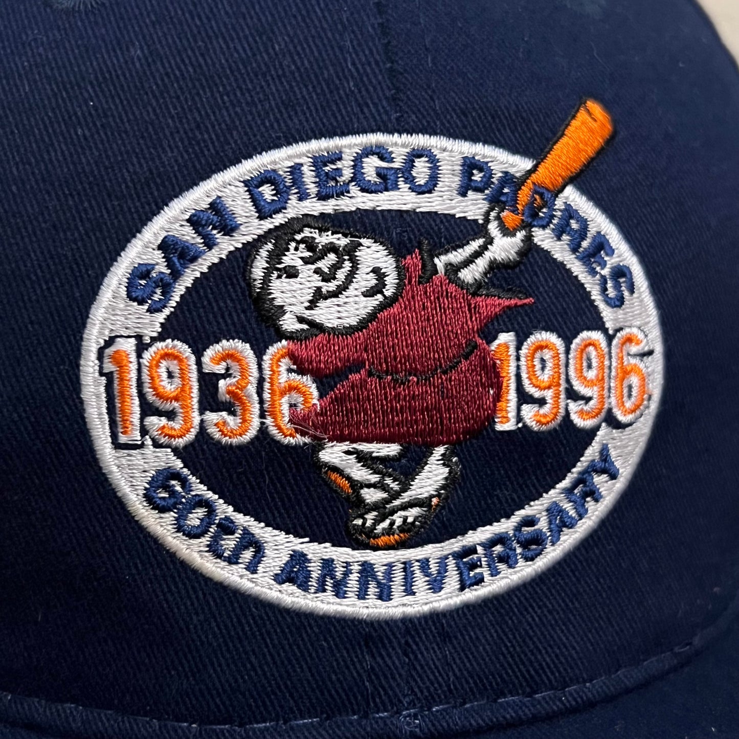 1996 San Diego Padres 60th Anniversary Snapback