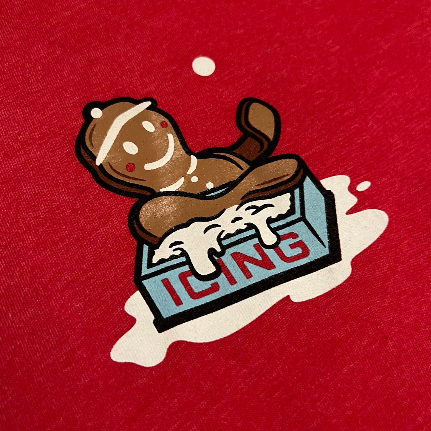 Baseballism 2022 Christmas Collection Gingerbread Man Shirt - XL