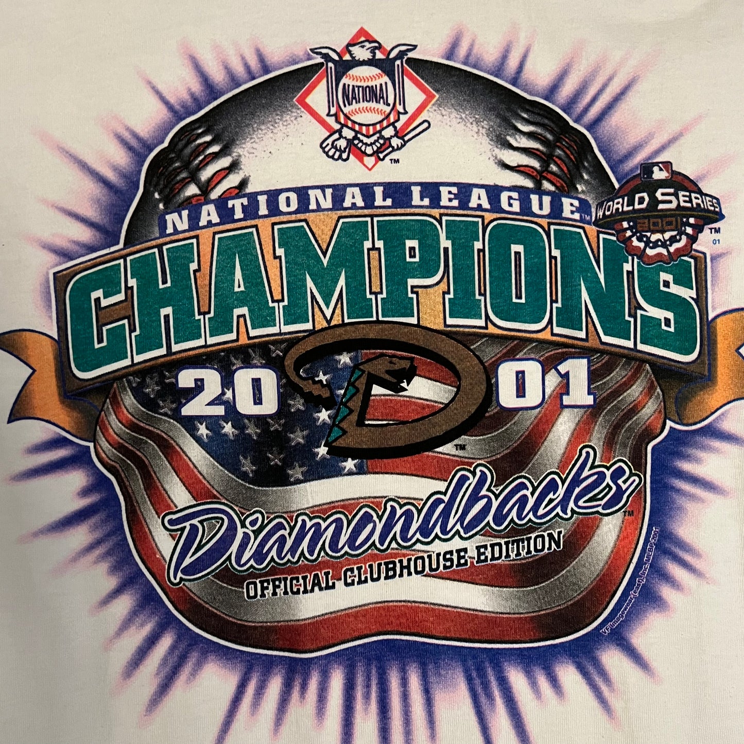 2001 Arizona Diamondbacks National League Champions - M