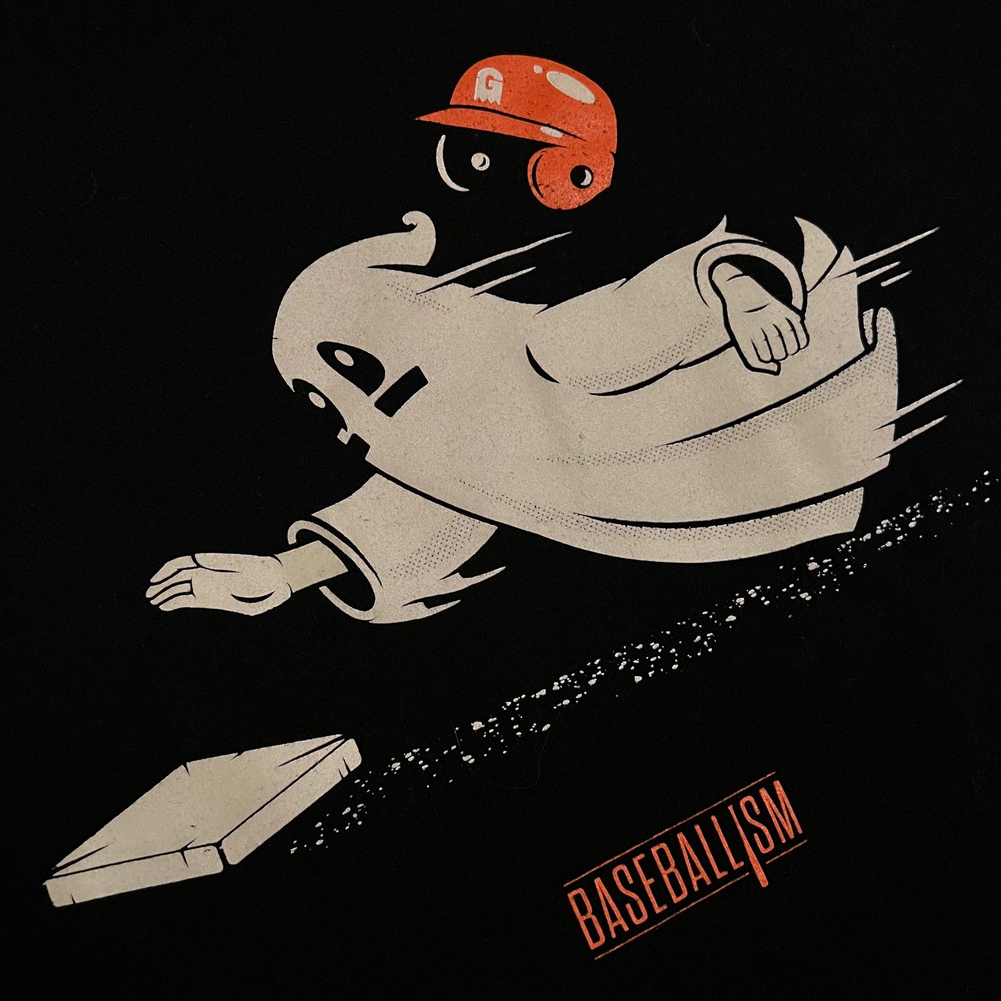 Baseballism Ghost Runner Glow in the Dark Shirt - L