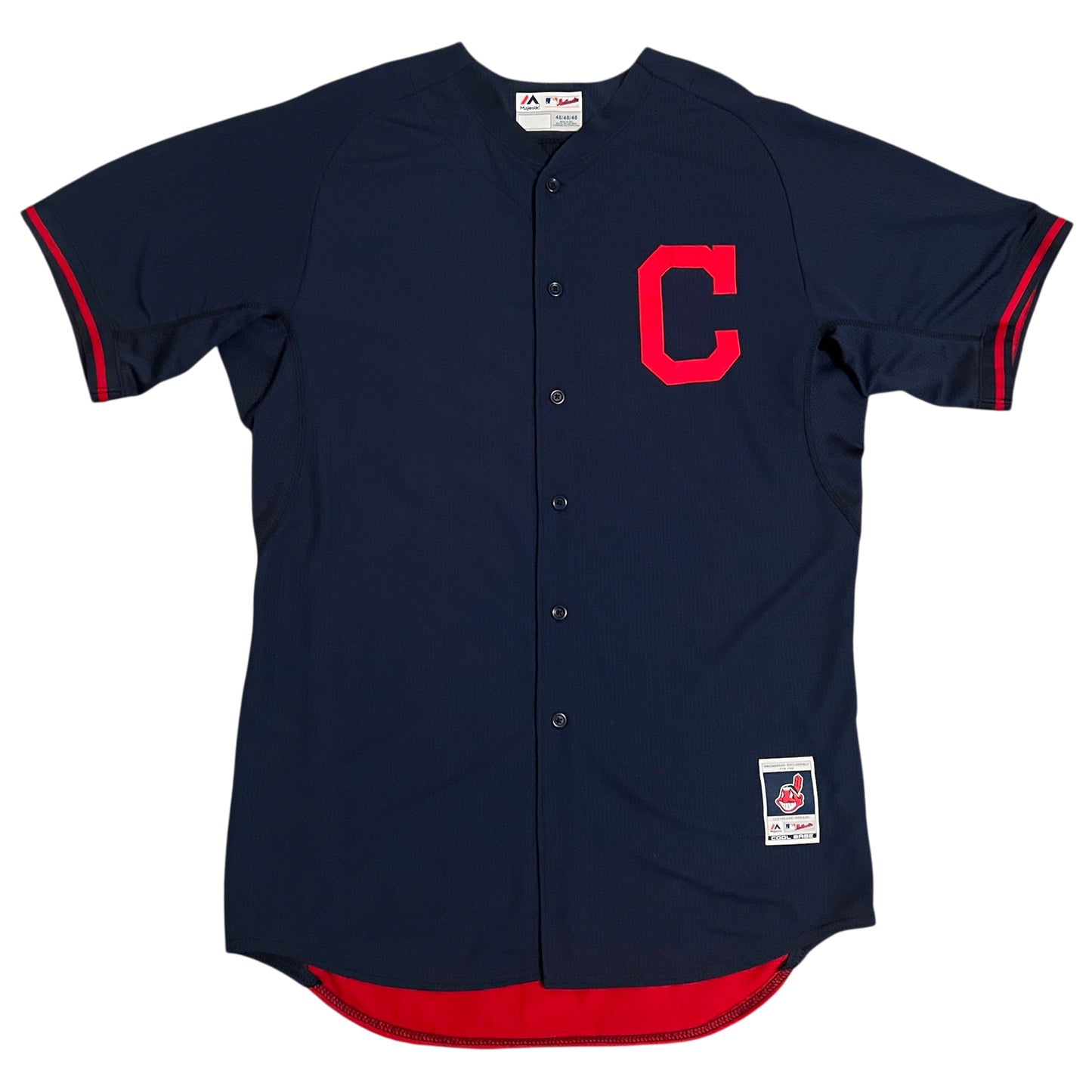2015 Player Issued Shaun Marcum Cleveland Guardians Jersey - 48/L