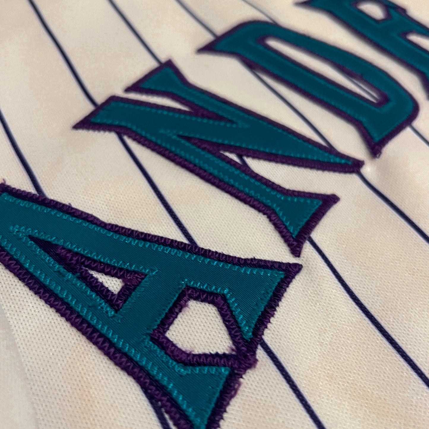 2001 Game Used Brian Anderson Signed Arizona Diamondbacks Jersey - 44/L