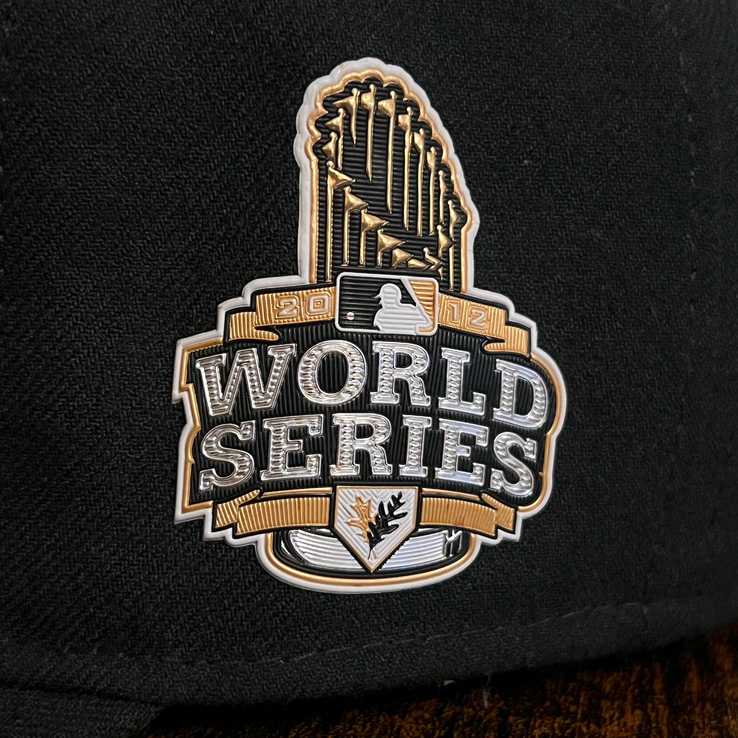 San Francisco Giants 2012 World Series Gold Championship Fitted Hat - 7 1/8