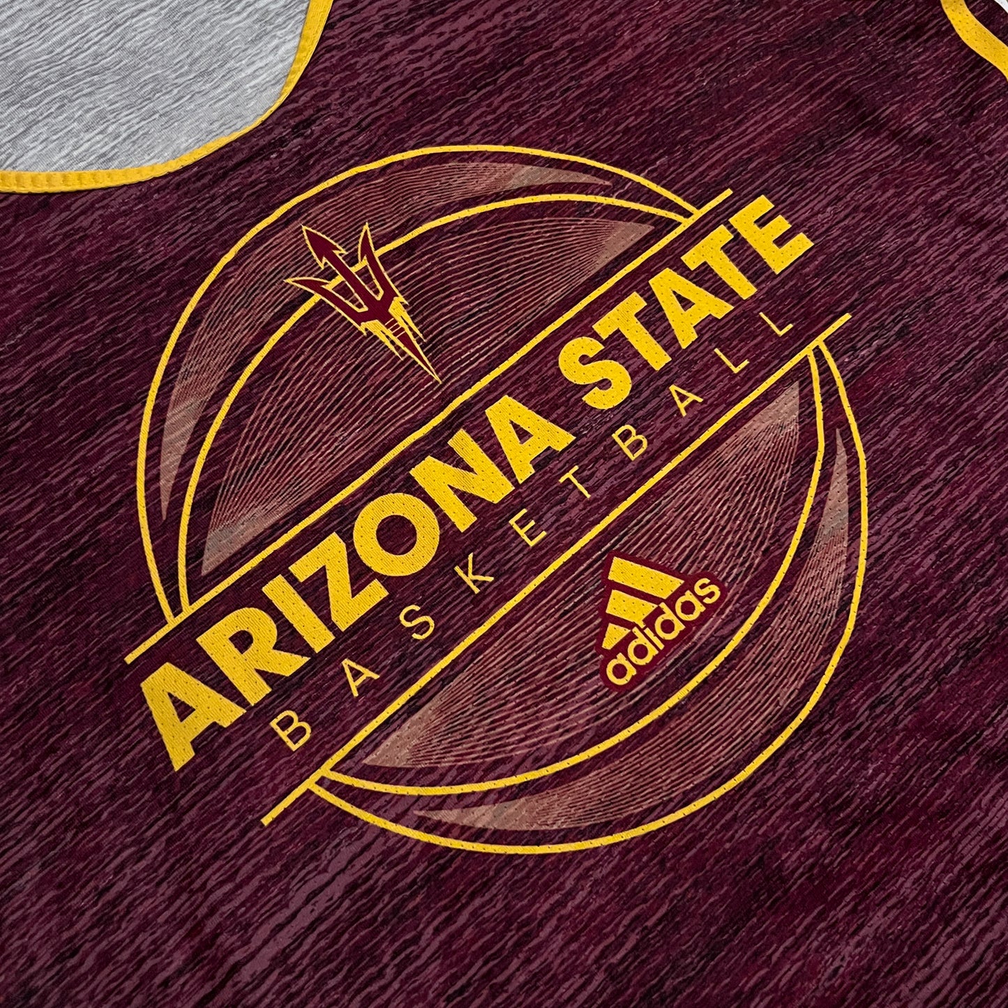 Team Issued 2019 Arizona State Basketball Reversible Practice Jersey - L