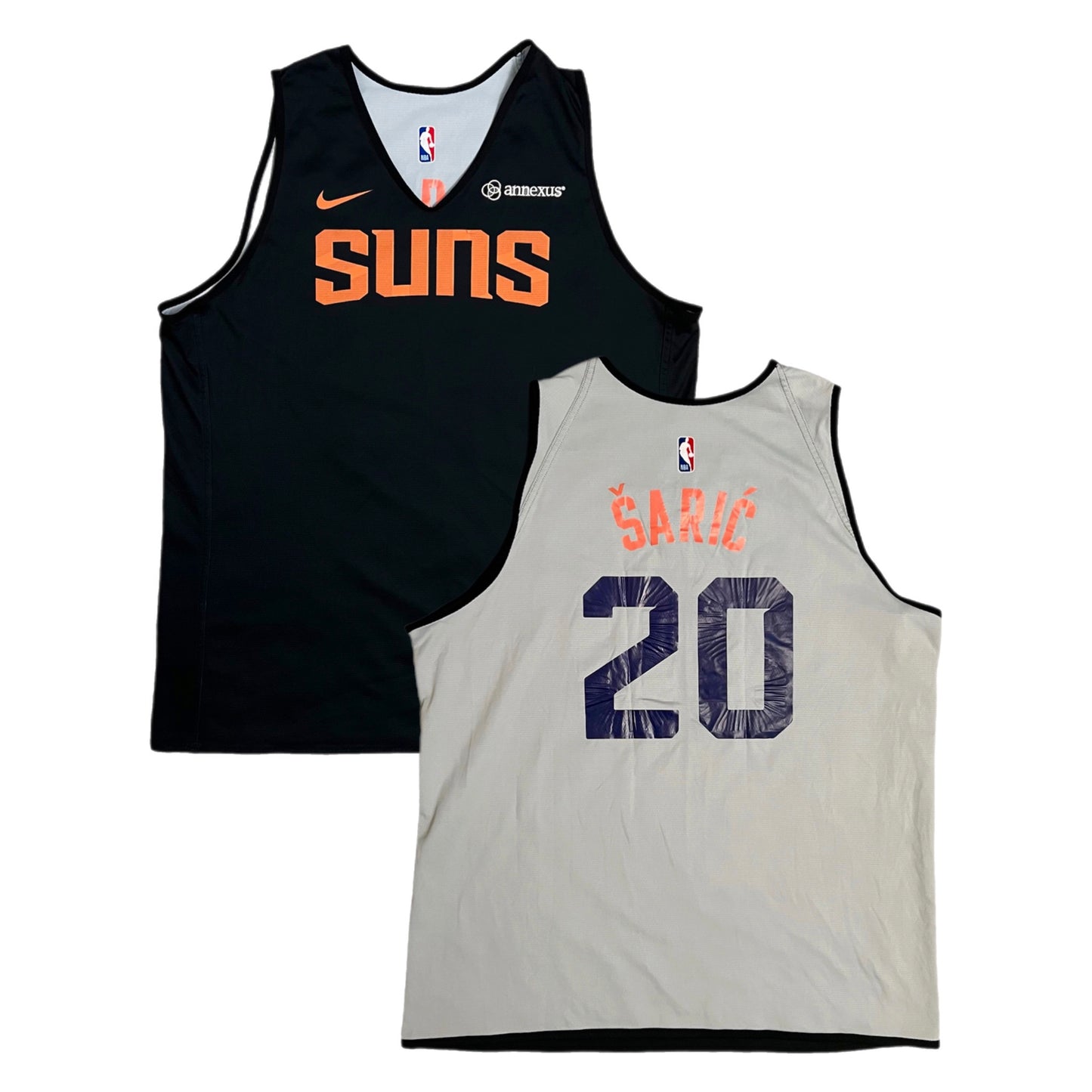 Dario Šarić Team Issued Phoenix Suns 2019/20 Reversible Practice Jersey - 2XLT