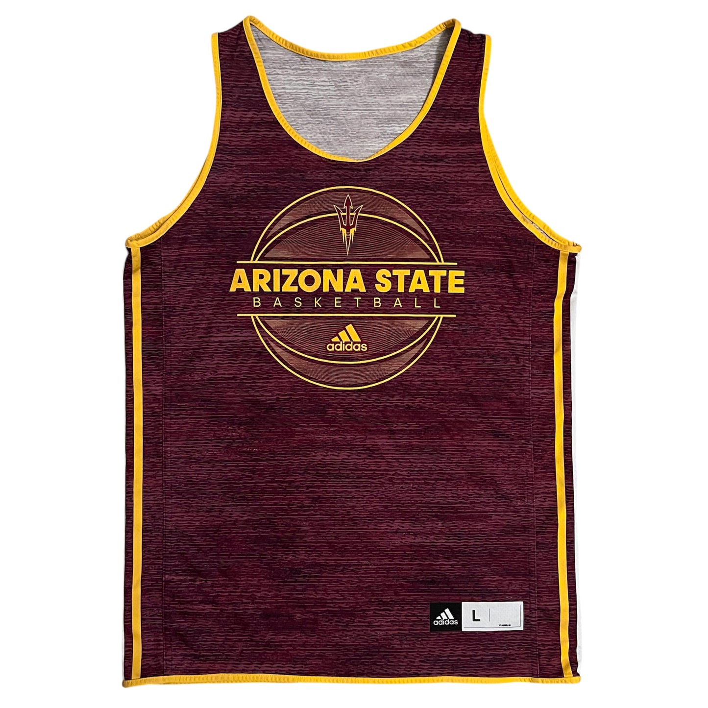 Team Issued 2019 Arizona State Basketball Reversible Practice Jersey - L