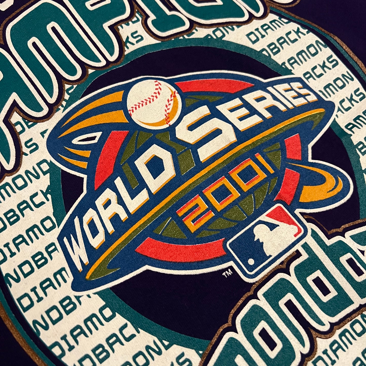 Vintage Arizona Diamondbacks 2001 World Series Champions Shirt - L