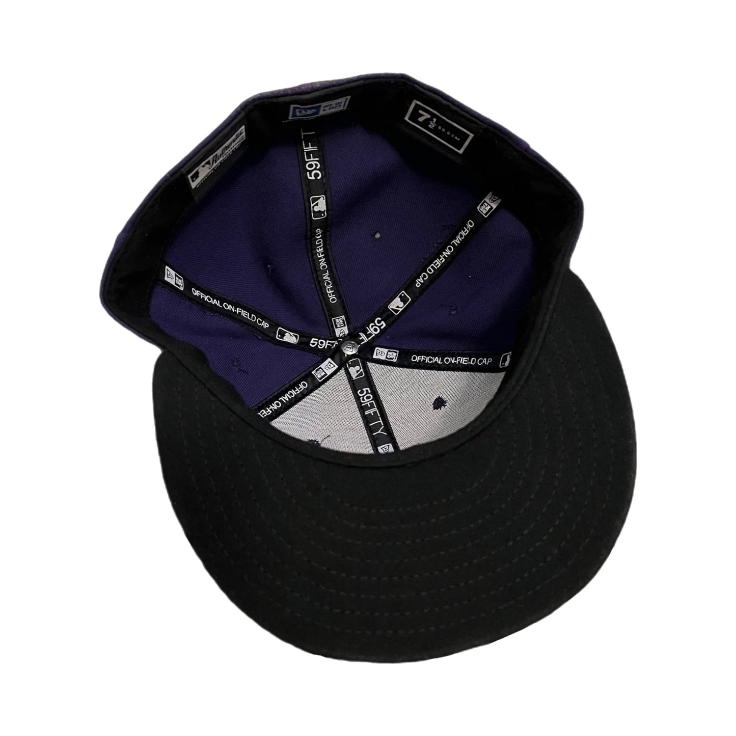 00’s Colorado Rockies New Era On-Field Fitted Hat - 7 1/2