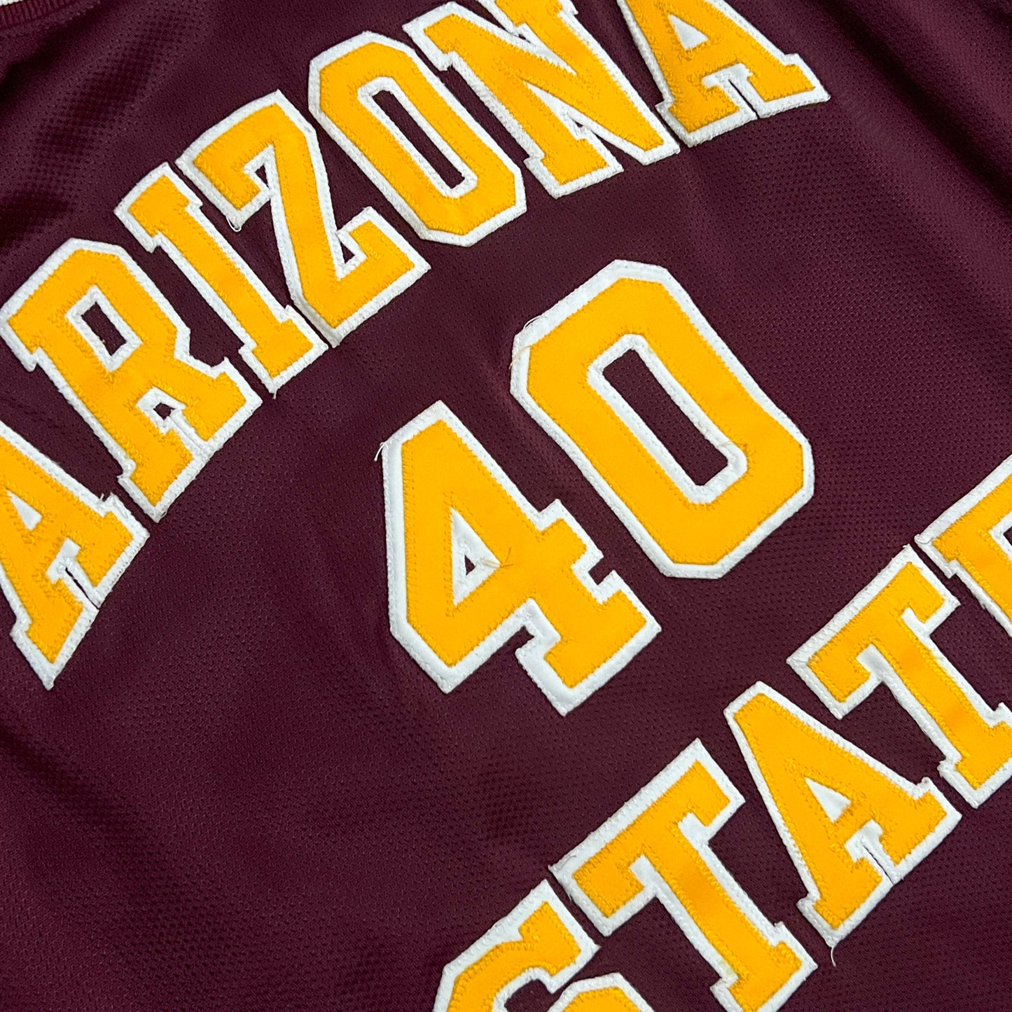 1995 Team Issued Arizona State NCAA Basketball Jersey - 46/L