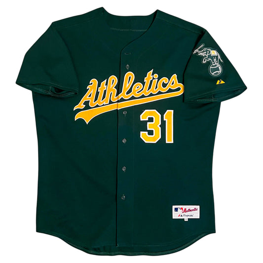 Authentic Vintage Oakland A’s Majestic Jersey - 52