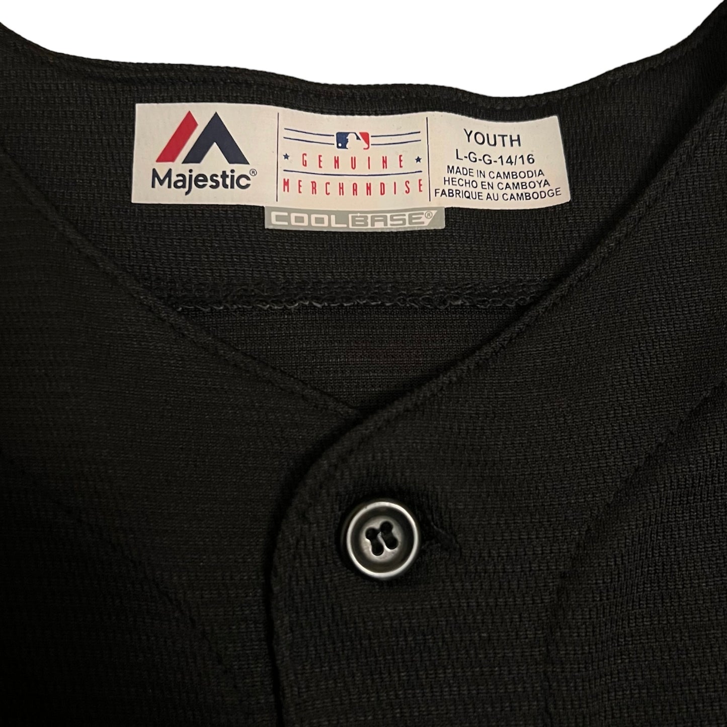 Arizona Diamondbacks Alternate Black Jersey - YL