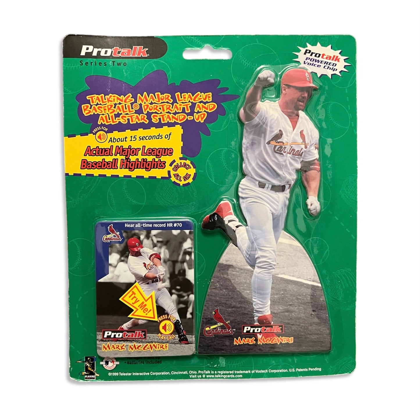 Mark McGwire Talking Baseball Portait and All Star Stand Up