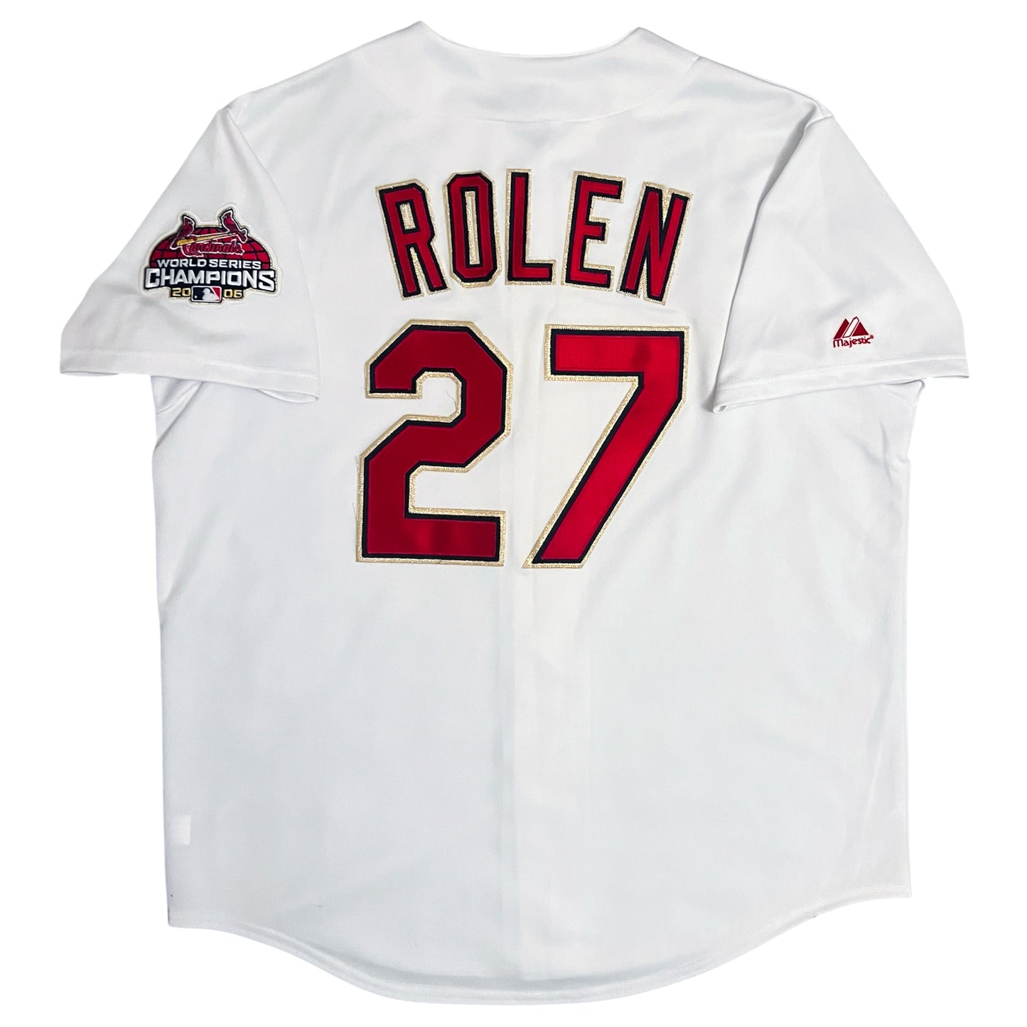Authentic 2006 World Series Champs St. Louis Cardinals Scott Rolen Jersey - XL