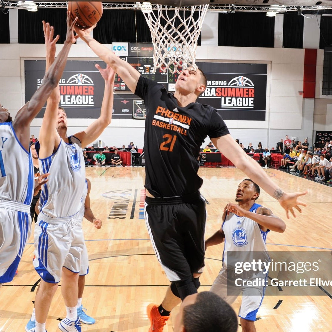 Team Issued 2014 Phoenix Suns Alex Len Summer League Jersey - 2XL