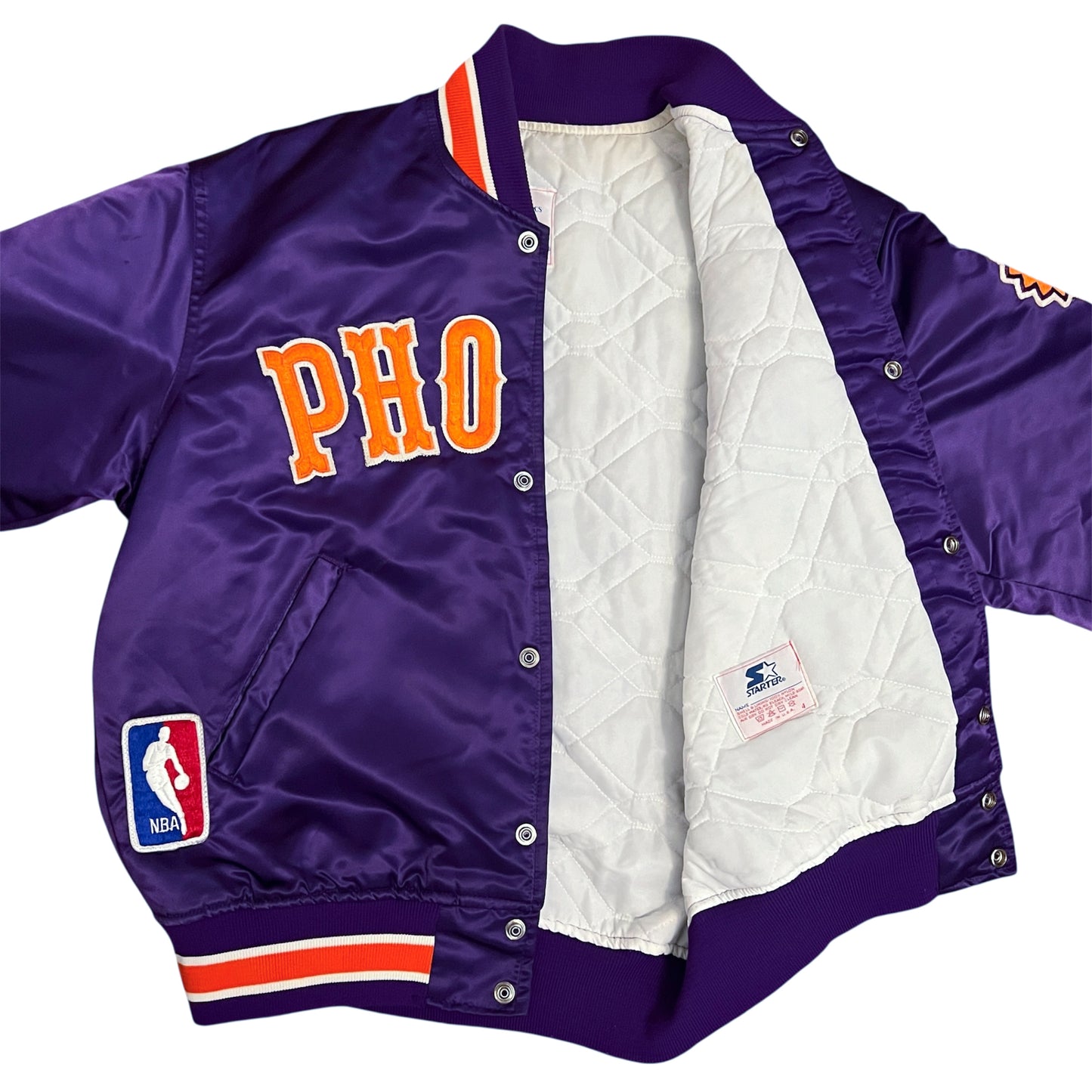 Vintage Phoenix Suns Spellout Starter Jacket - M