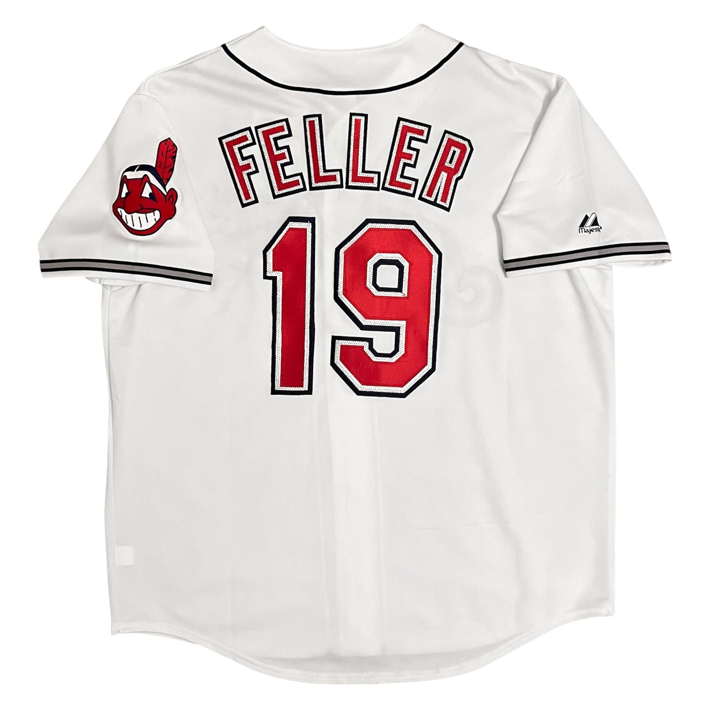 Authentic Bob Feller Cleveland Indians Jersey - XL