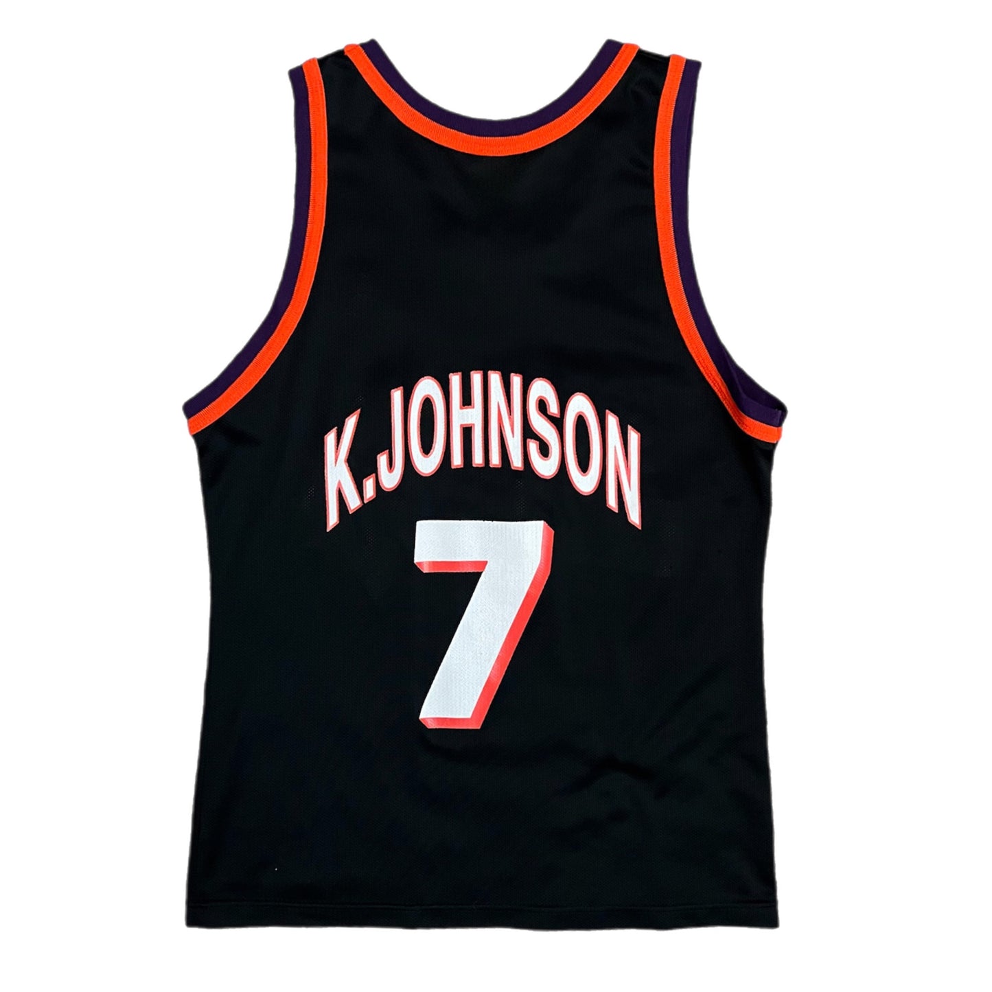 Kevin Johnson Phoenix Suns Champion Black Jersey - 40