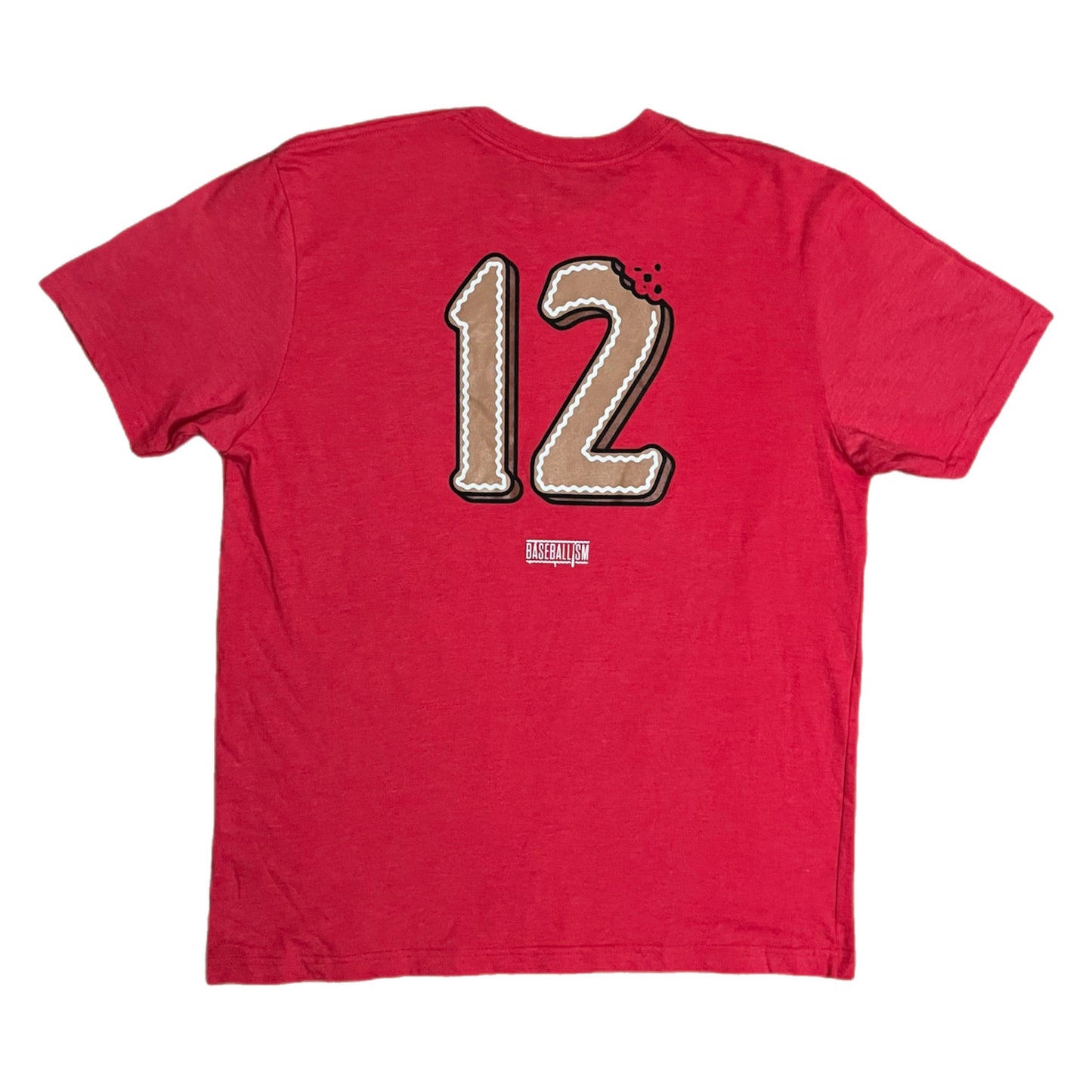 Baseballism 2022 Christmas Collection Gingerbread Man Shirt - XL