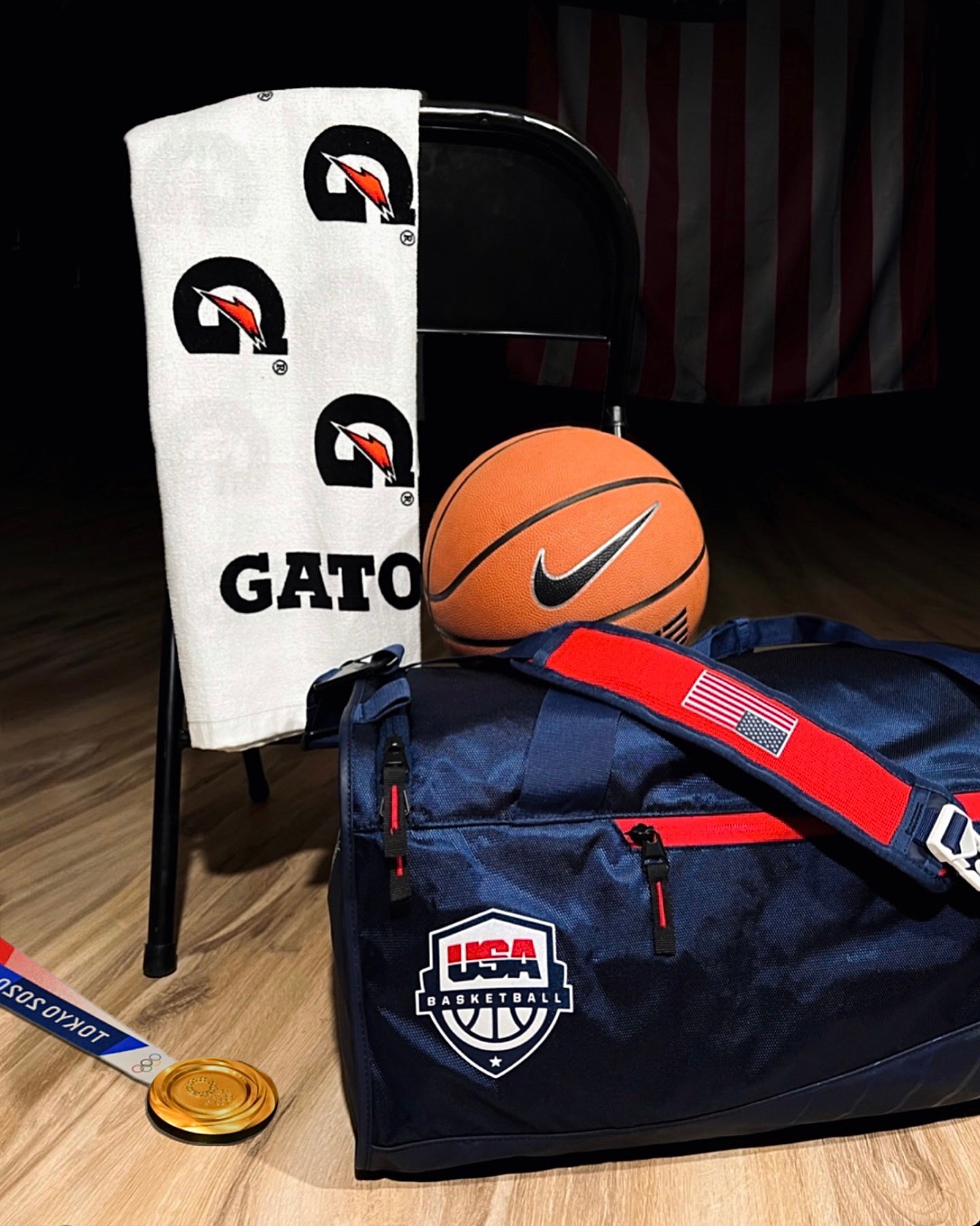 Authentic Team USA Basketball 2016 Olympics Nike Duffle Bag