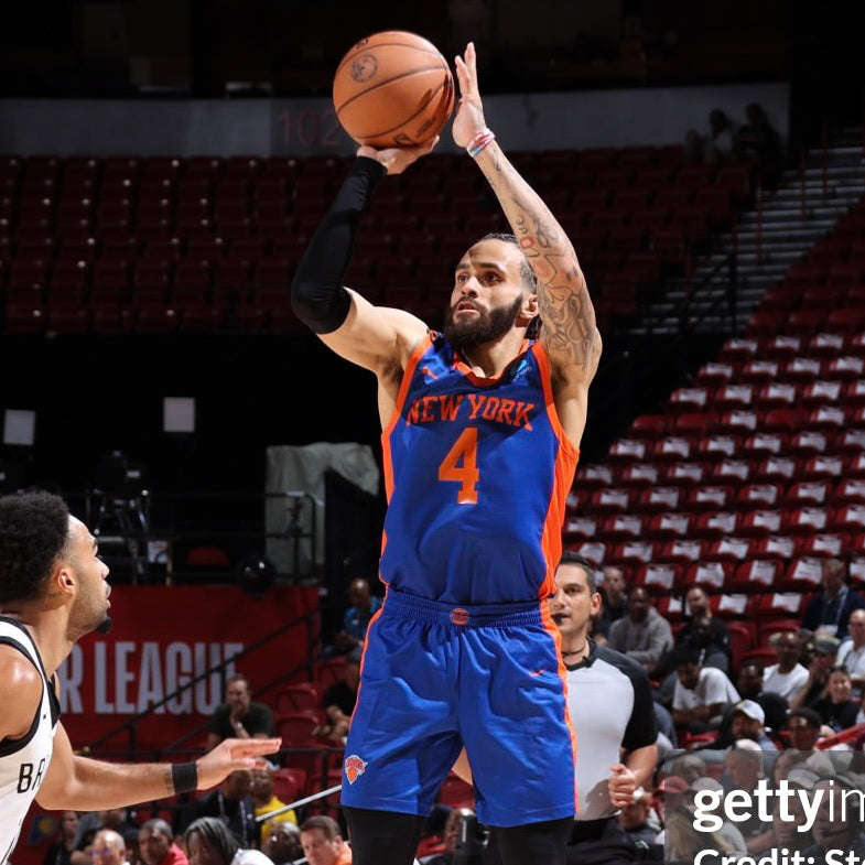 Team Issued New York Knicks 2024 Summer League #4 Shorts - L
