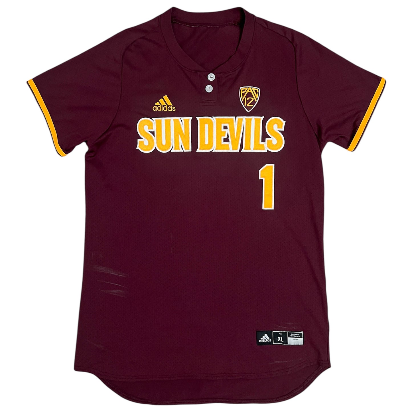 2018 Team Issued Arizona State Sun Devils Softball Jersey - WXL