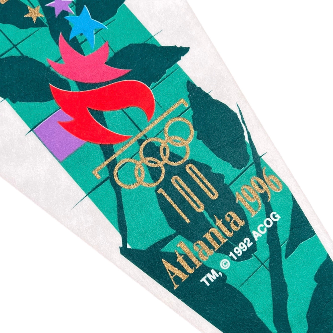 1996 Atlanta Centennial Olympic Games Pennant