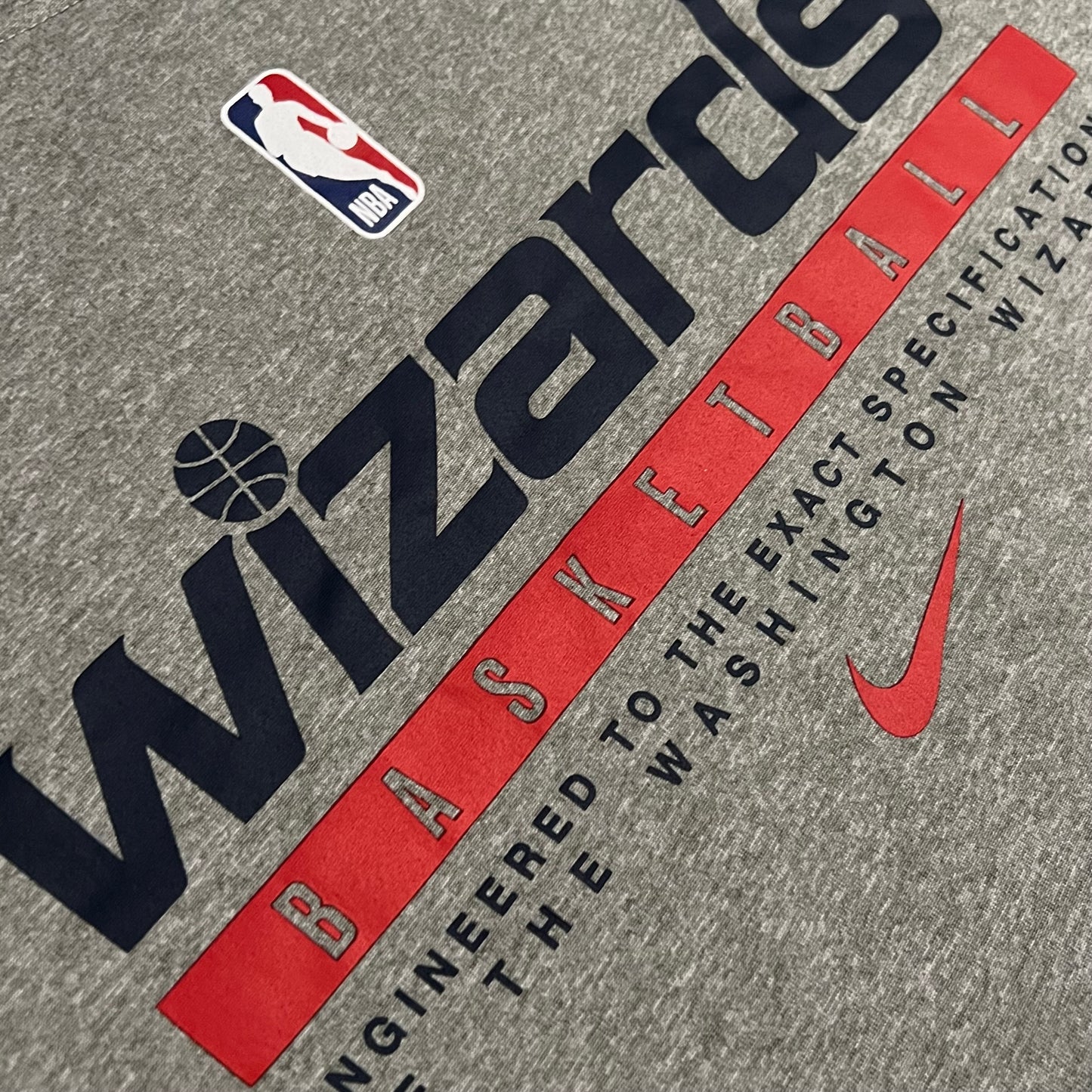 Team Issued 2020 Washington Wizards Practice Court Shirt - XLT