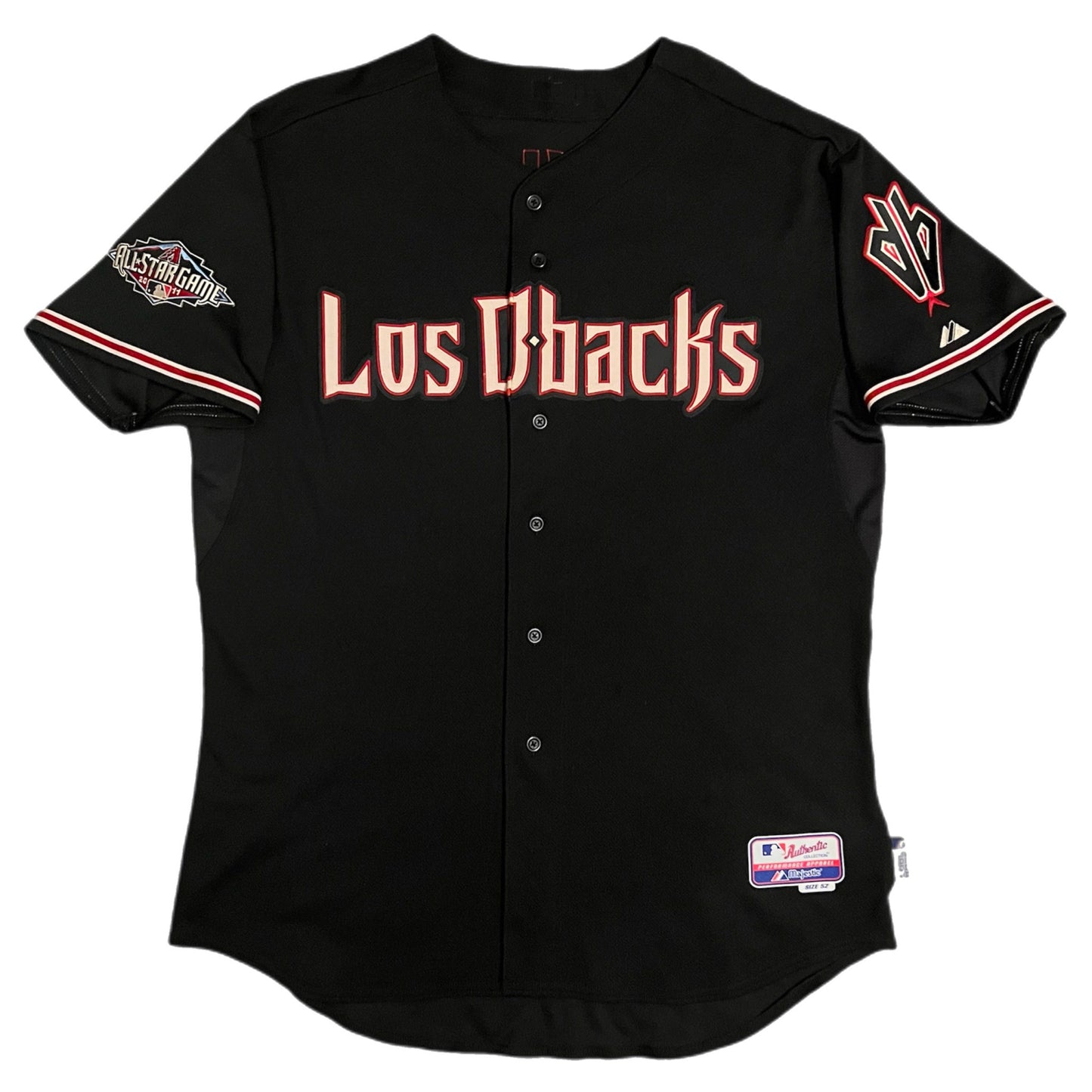 2011 Arizona Diamondbacks Team Issued Los Dbacks Don Baylor Jersey - 52/2XL