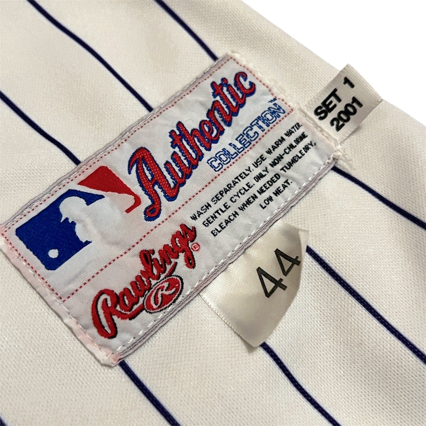 2001 Game Used Brian Anderson Signed Arizona Diamondbacks Jersey - 44/L