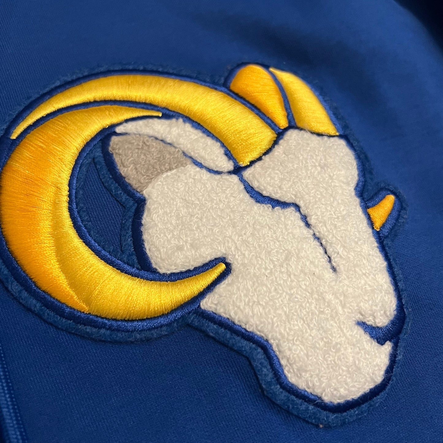 Los Angeles Rams Chenille Super Bowl LVI Luxury Edition Hoodie - M