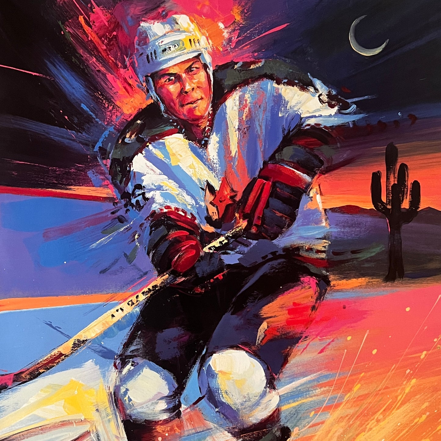 1996 Arizona Coyotes Inaugural Season Poster
