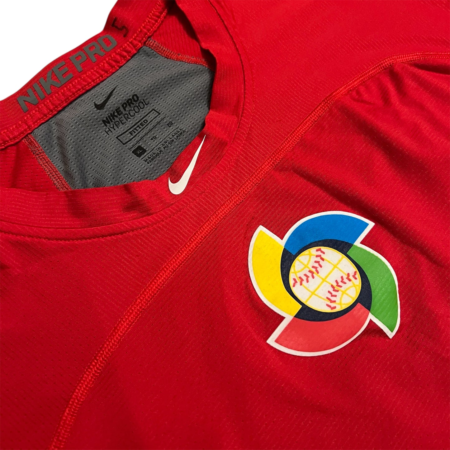 Team Issued 2017 Mexico WBC #5 Laird 3/4 Sleeve Shirt - XL