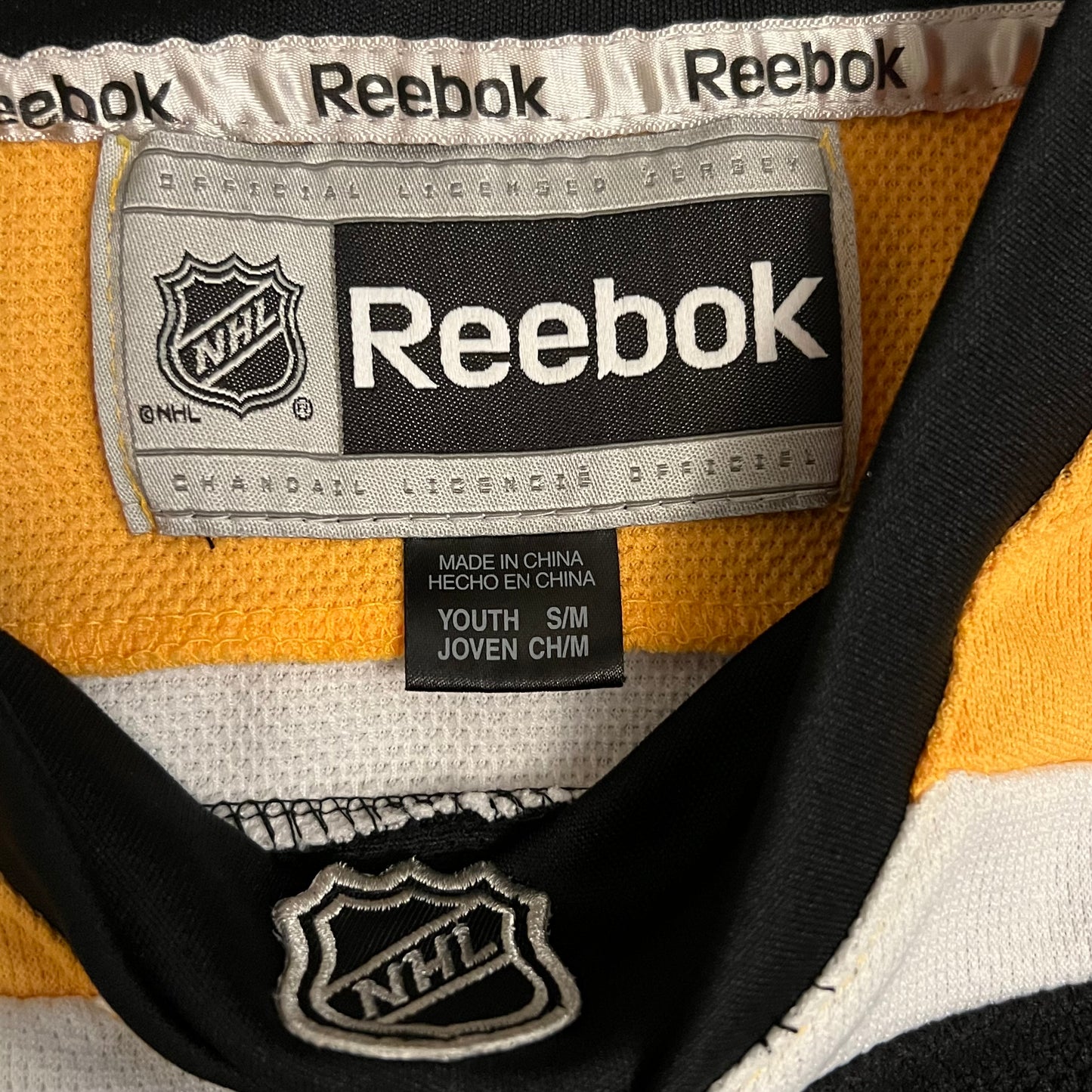 Boston Bruins NHL Reebok Jersey - YS/M