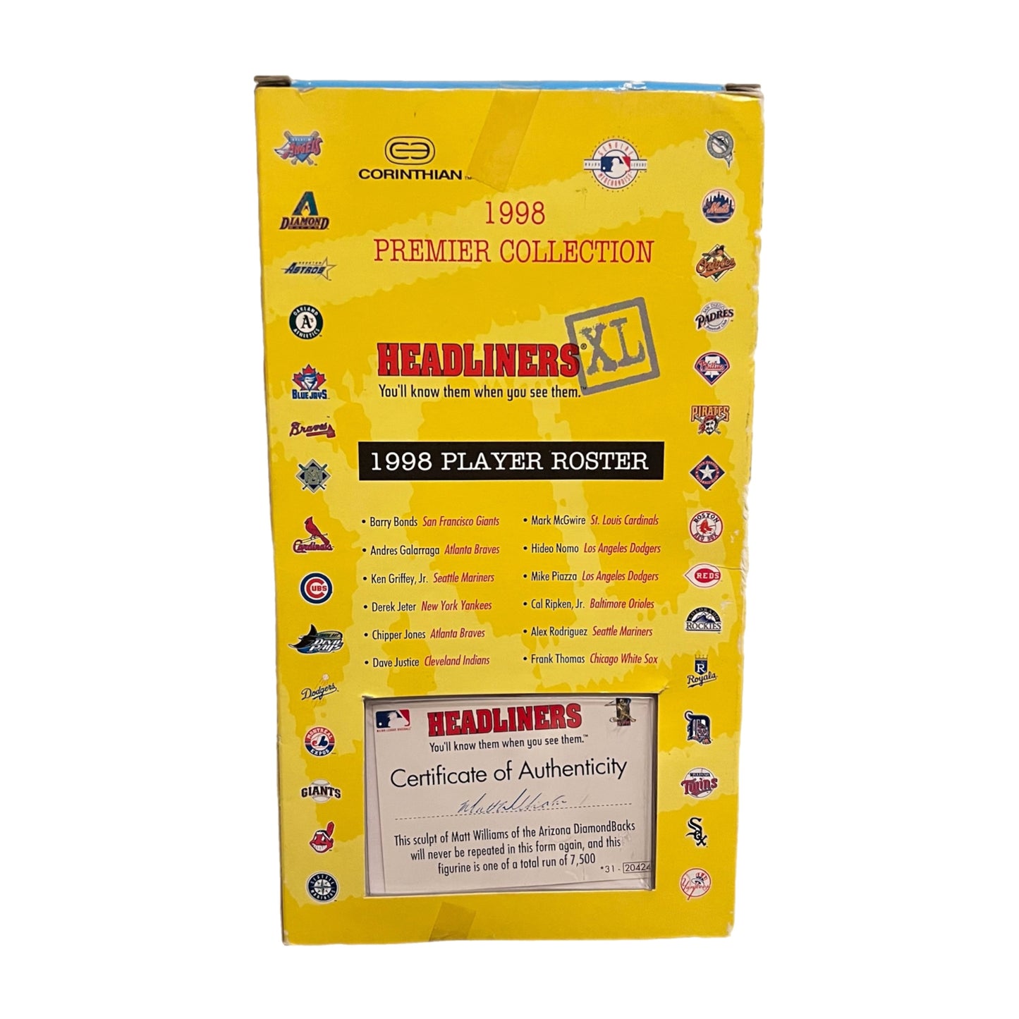 Vintage Matt Williams Arizona Diamondbacks Headliners Figure