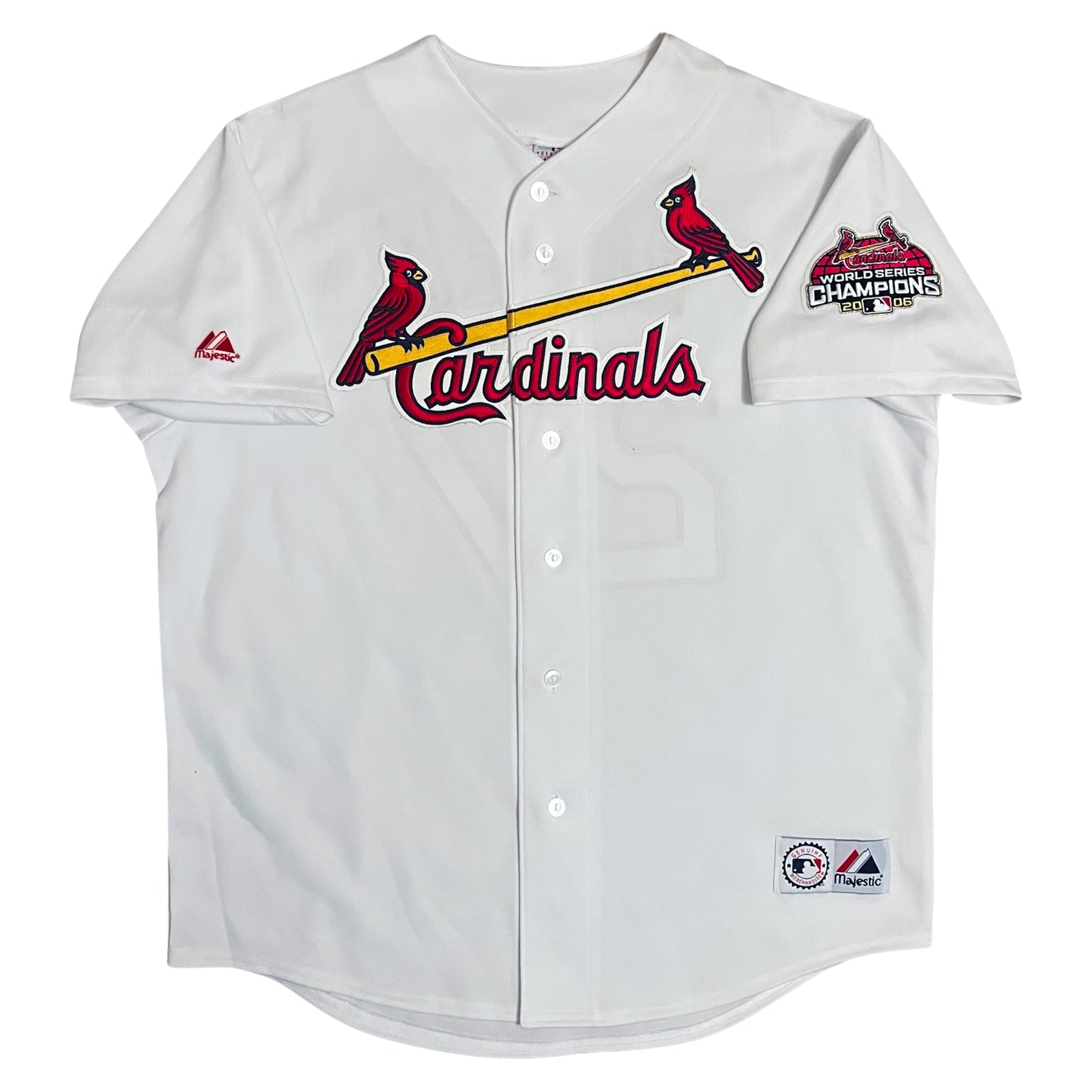Authentic 2006 World Series Champs St. Louis Cardinals Scott Rolen Jersey - XL