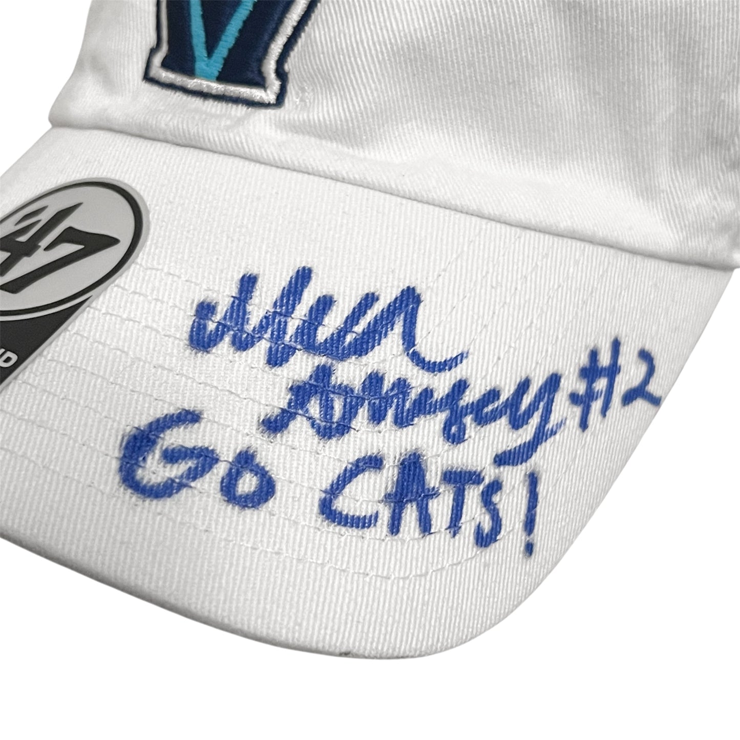 Signed Mark Armstrong #2 Villanova Basketball Hat