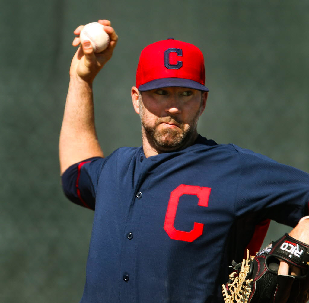 2015 Player Issued Shaun Marcum Cleveland Guardians Jersey - 48/L