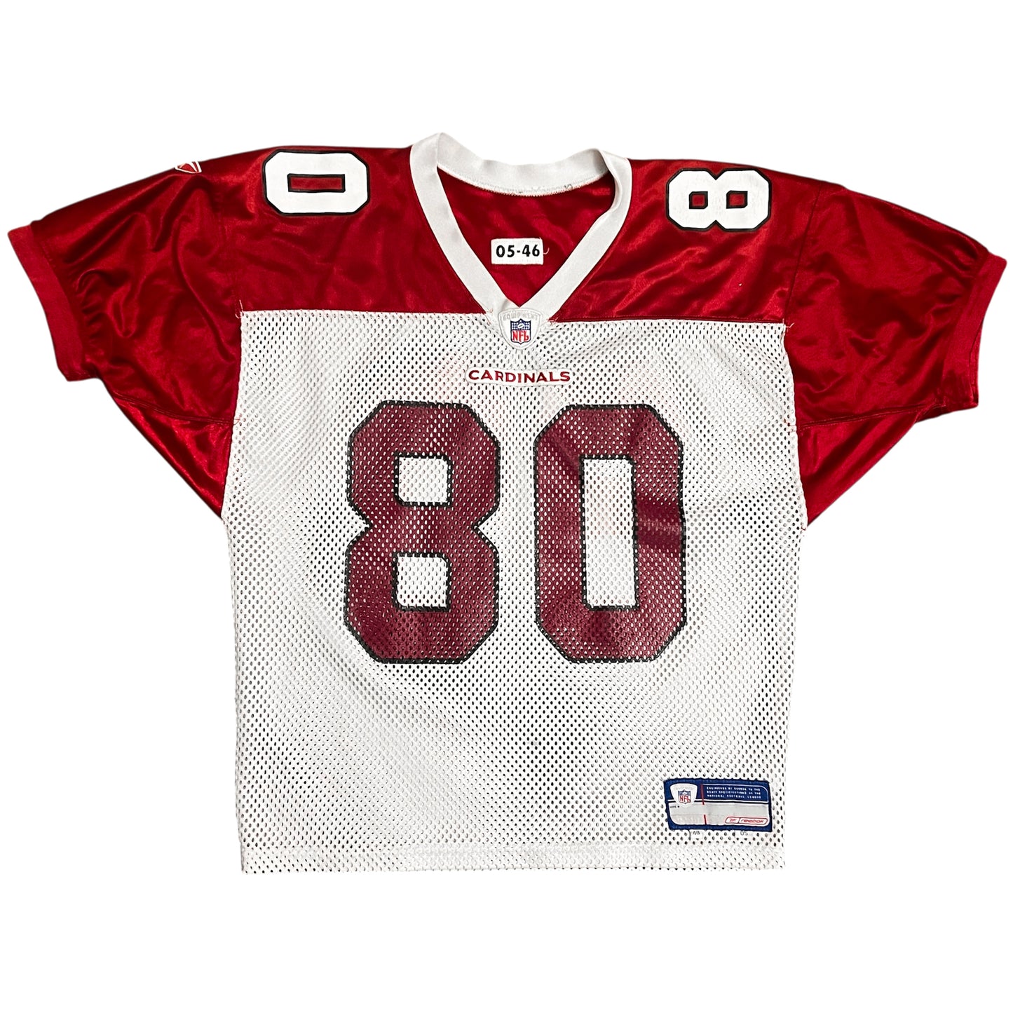 2005 Arizona Cardinals #80 Bryant Johnson Practice Jersey - 46