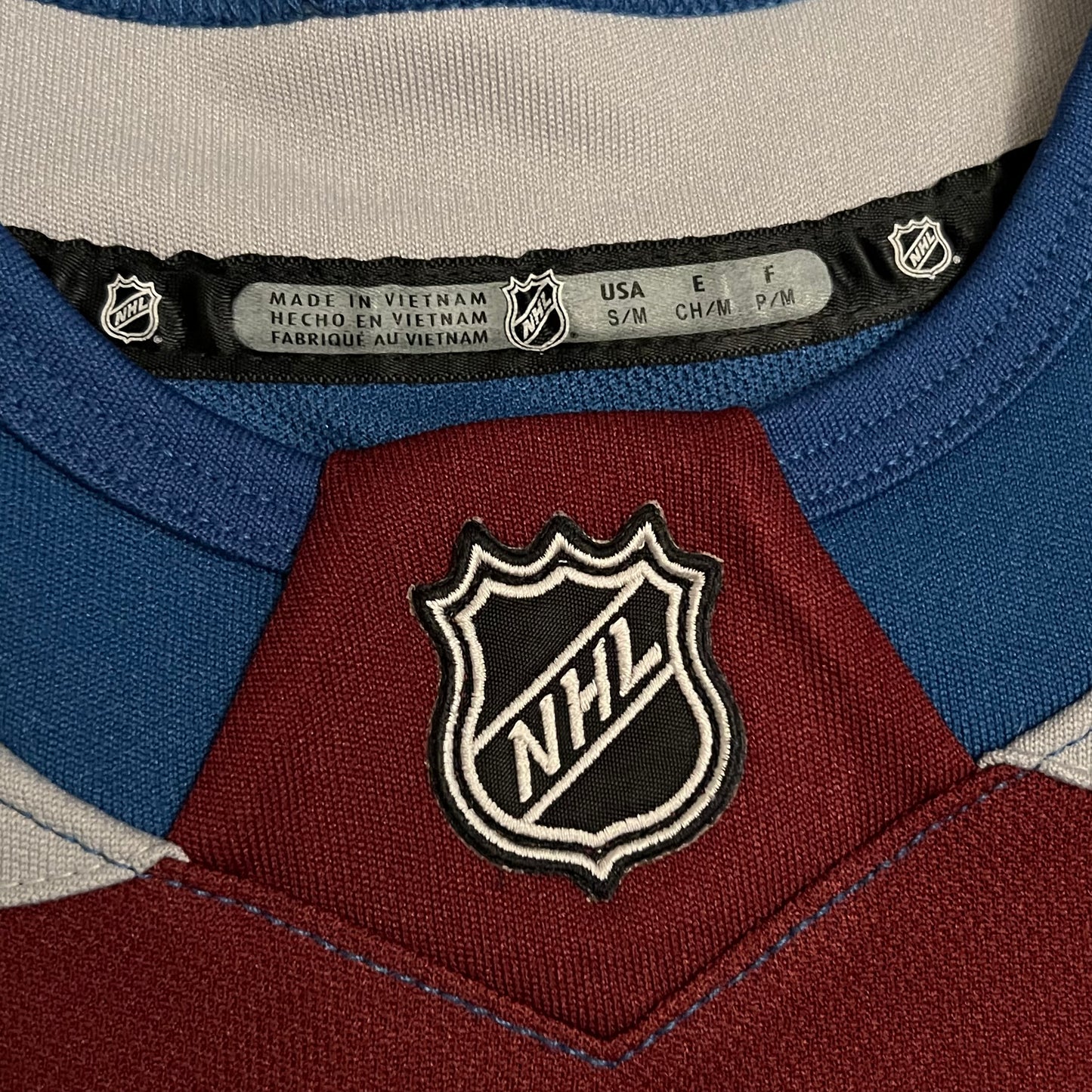 Gabriel Landeskog Colorado Avalanche Adidas Home Jersey - YS/M