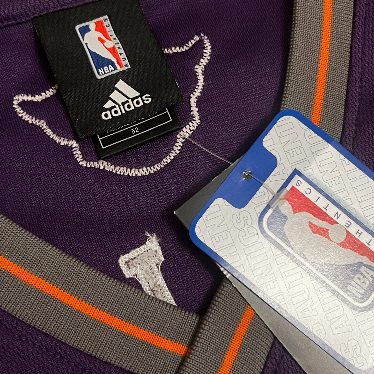 Signed Grant Hill Phoenix Suns Authentic Jersey - 52