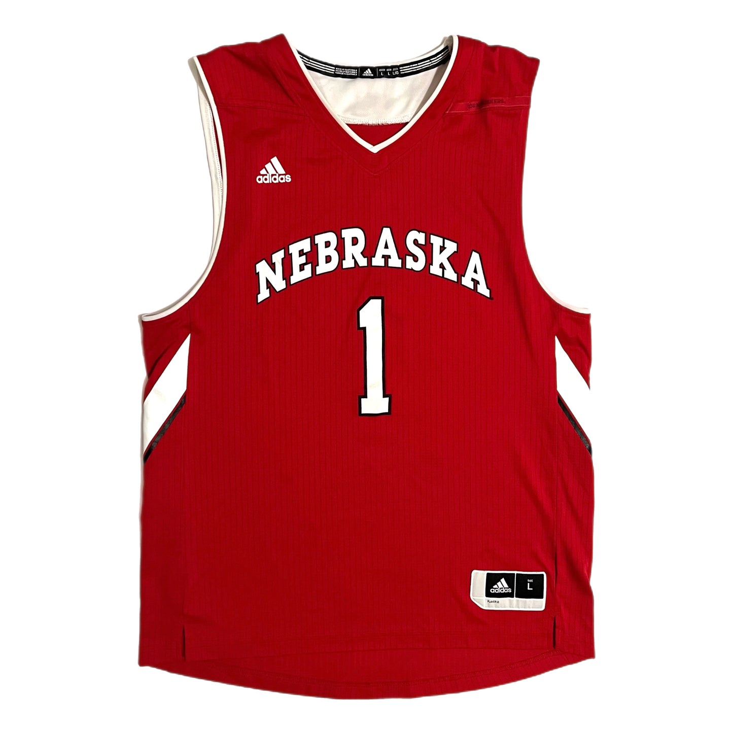 Nebraska Cornhuskers 2021-22 Basketball Jersey - L