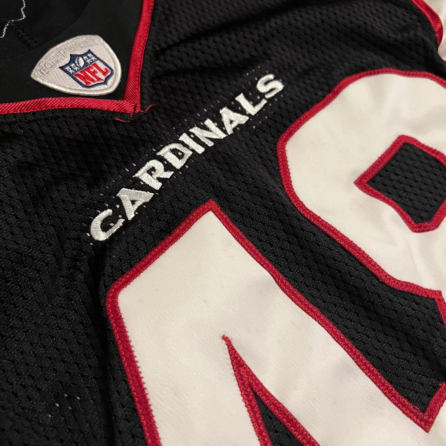 2010 Arizona Cardinals Team Issued Game Black Alternate Jersey - 46