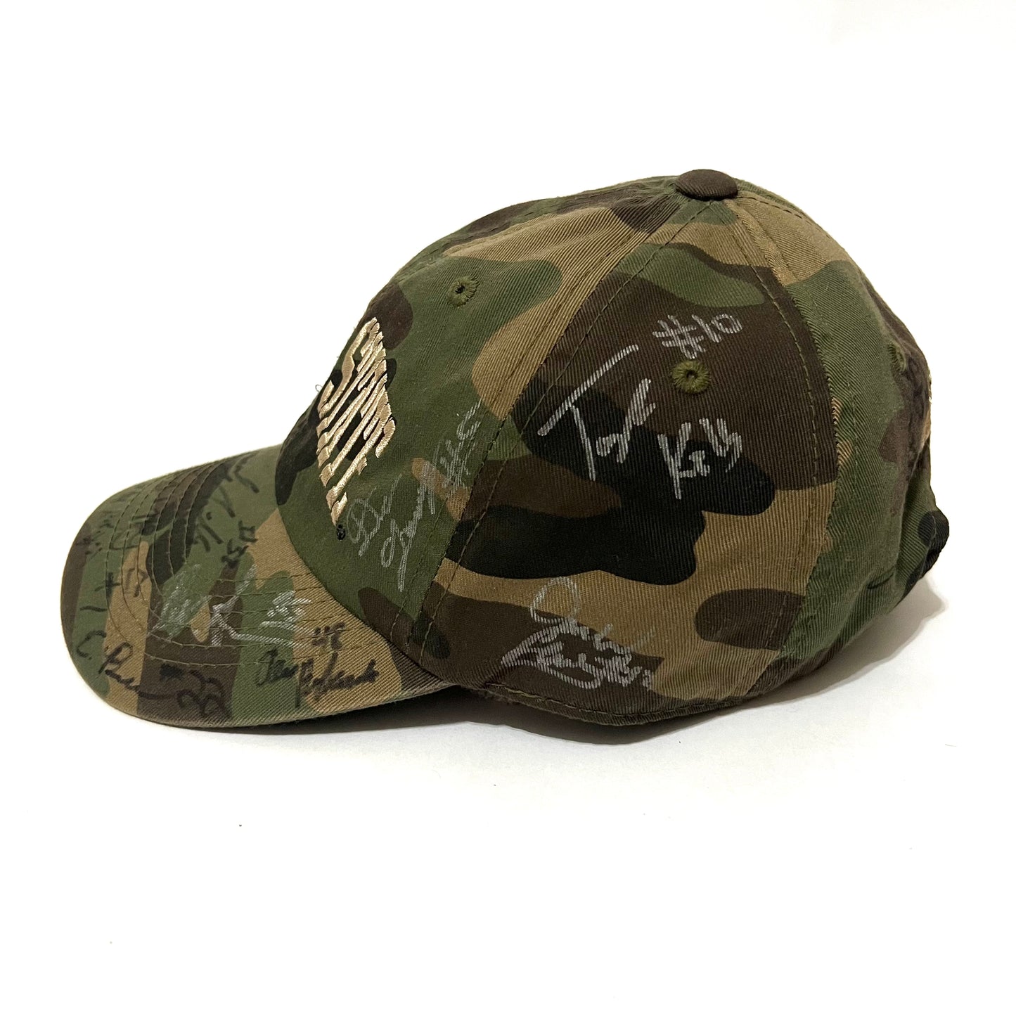 Signed 2012 Arizona State Football Team Camo Hat