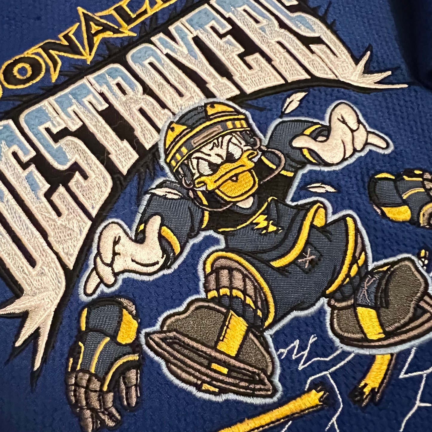 Vintage Donald’s Destroyers Disneyland Resort Hockey Jersey - YS