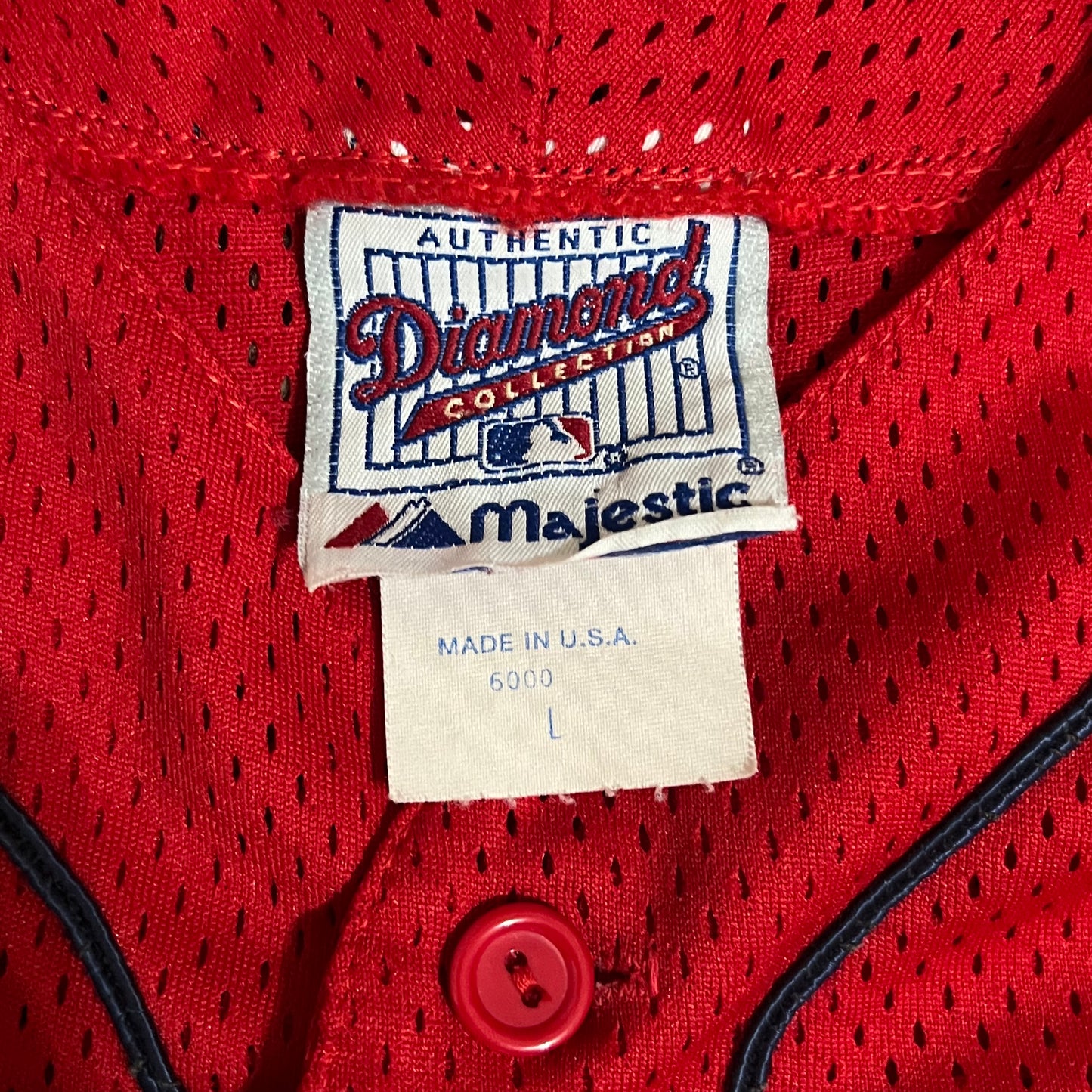 Vintage St. Louis Cardinals Diamond Collection Majestic Jersey - L