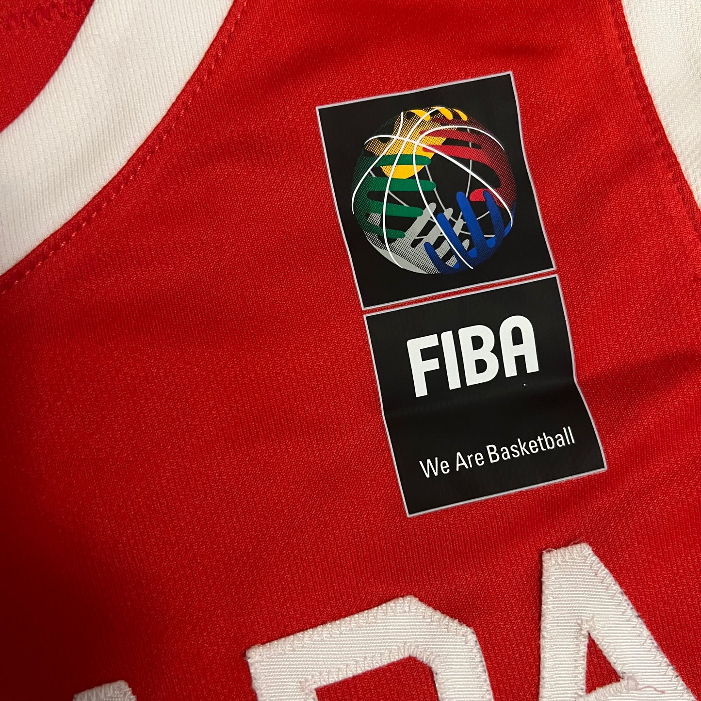 Game Worn Canada National Team Basketball FIBA Nike Jersey - L